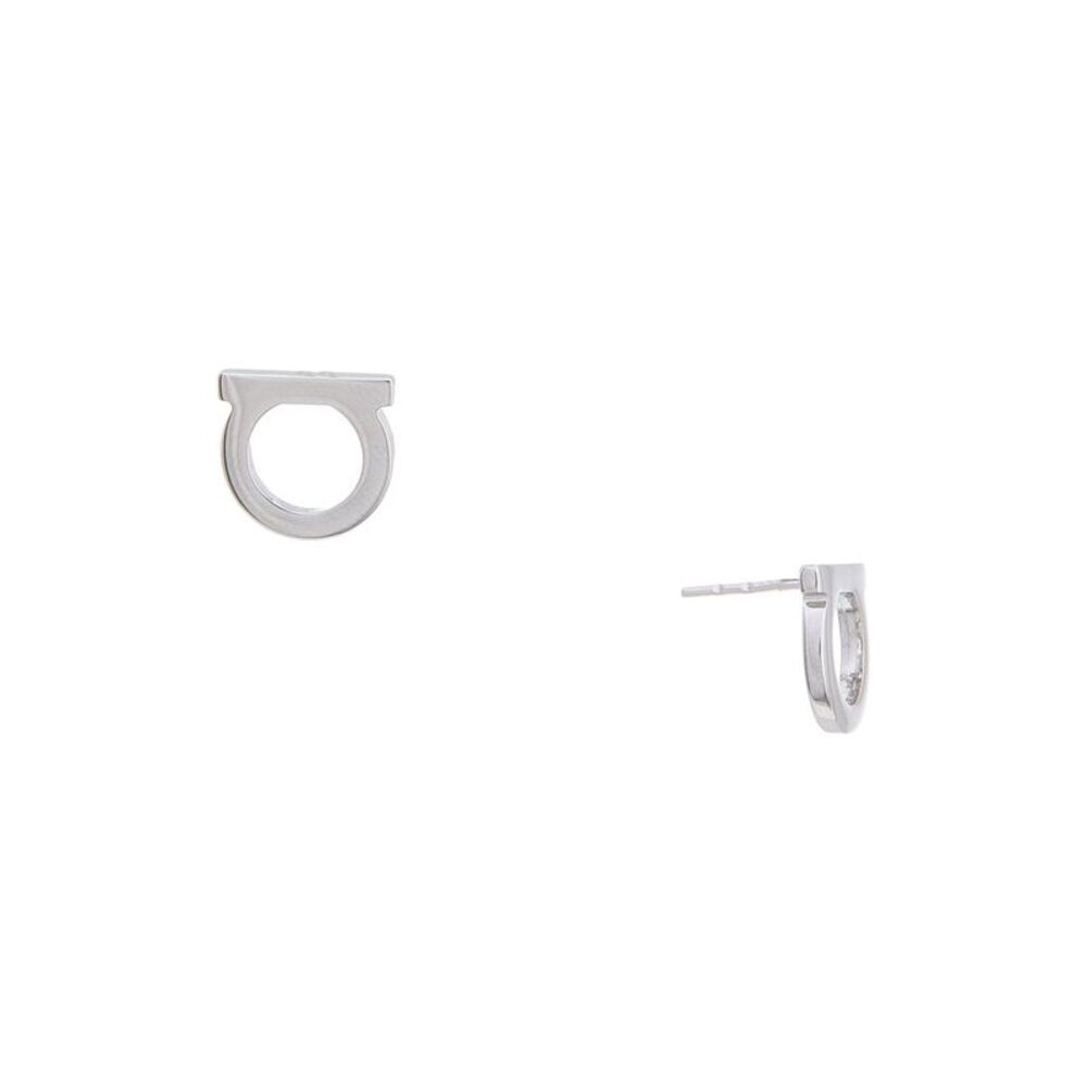 Ferragamo Gancini Brass Earrings